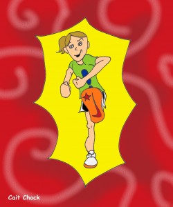 runner cartoon