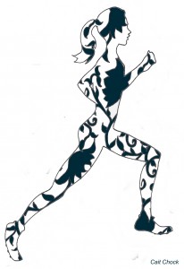 woman running