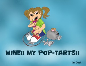 girl eating poptarts