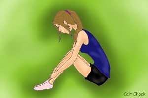 sad runner