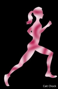 woman running