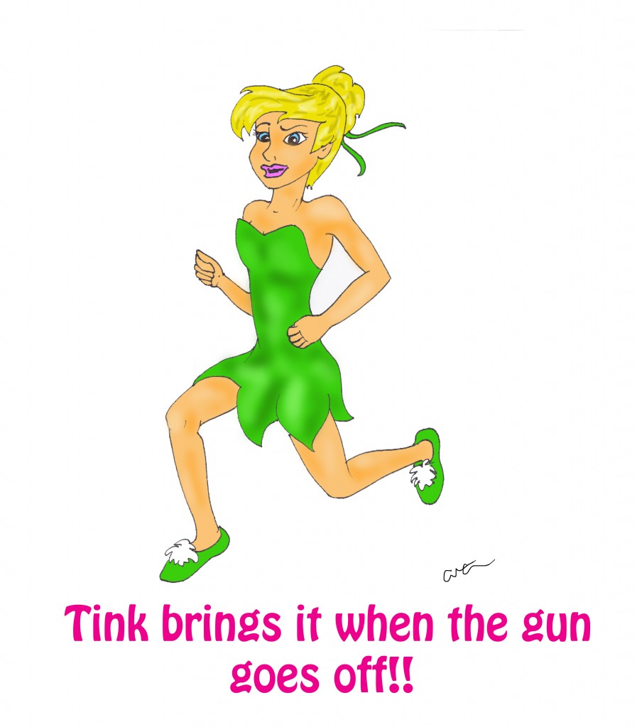 tinkerbell running