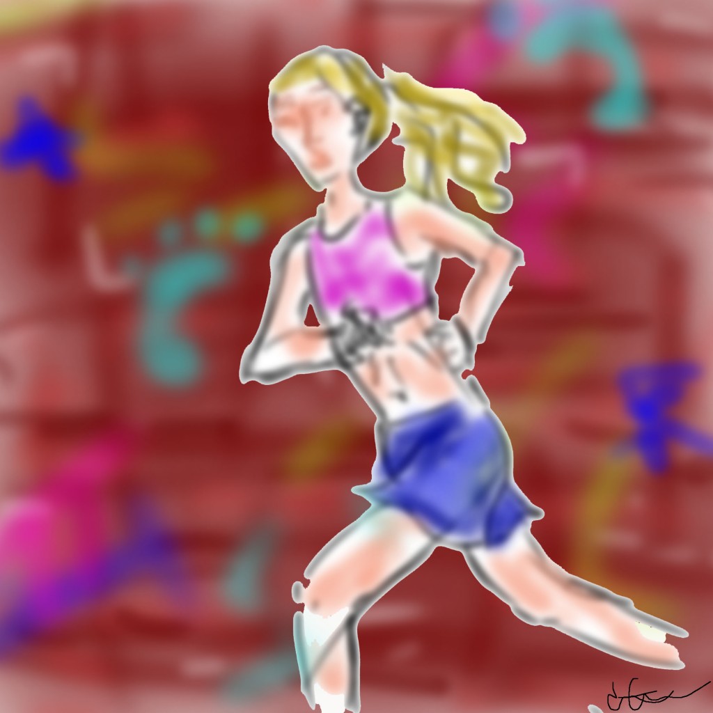 running graffiti 