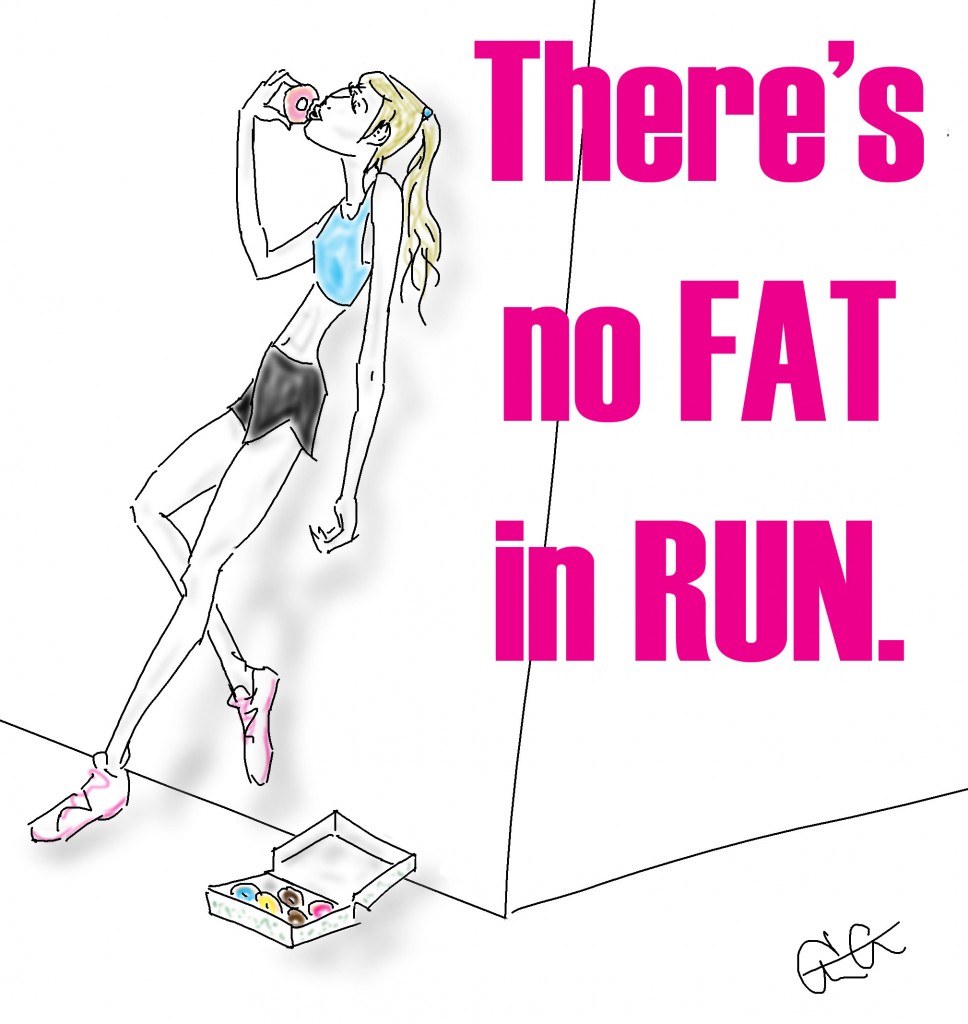 no fat in running