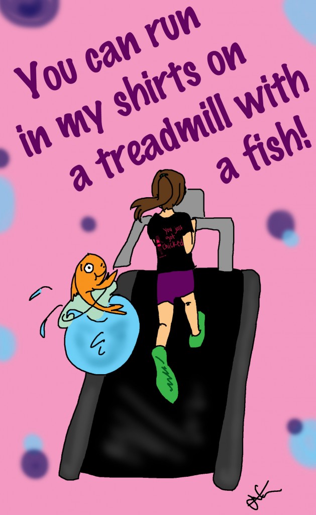 fish on treadmill