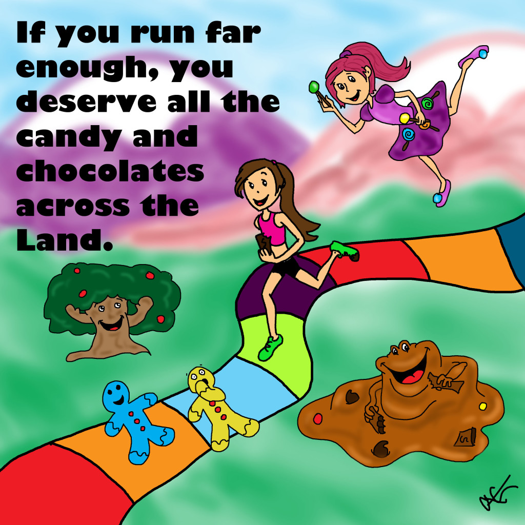 running in candyland