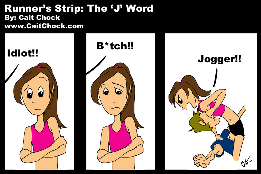 jogger is a bad word