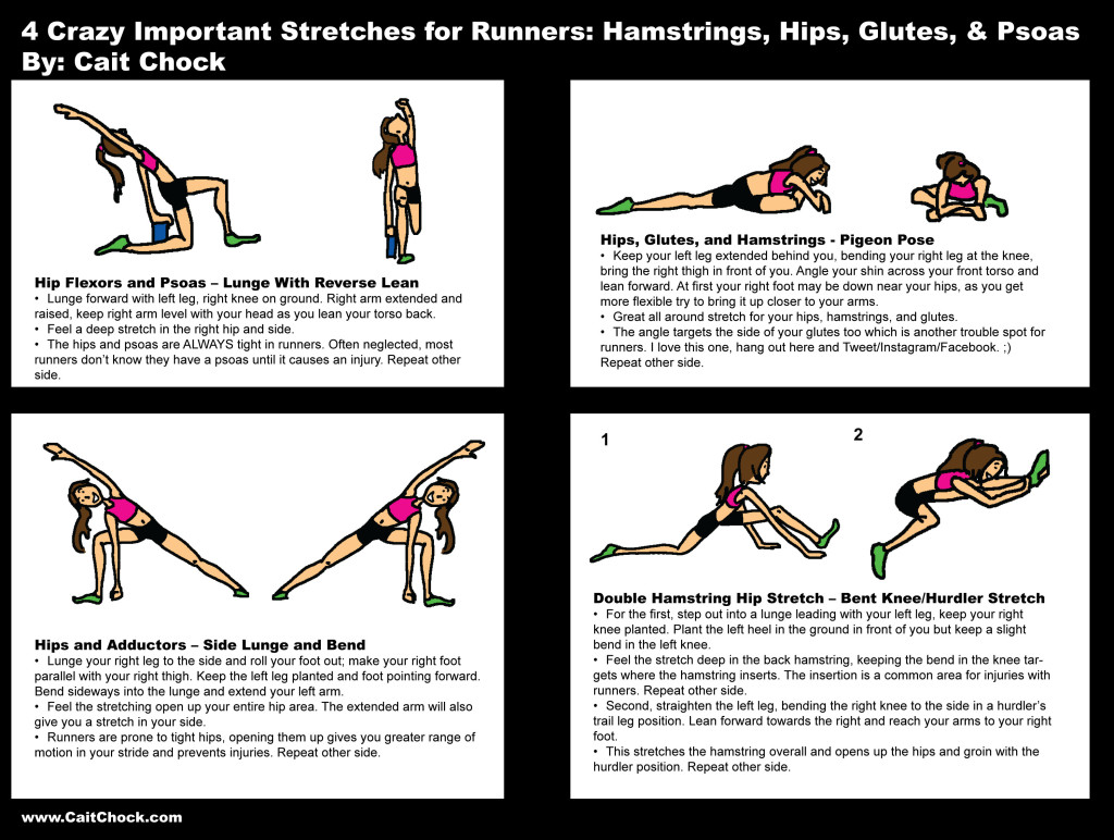 4 important stretches for runners