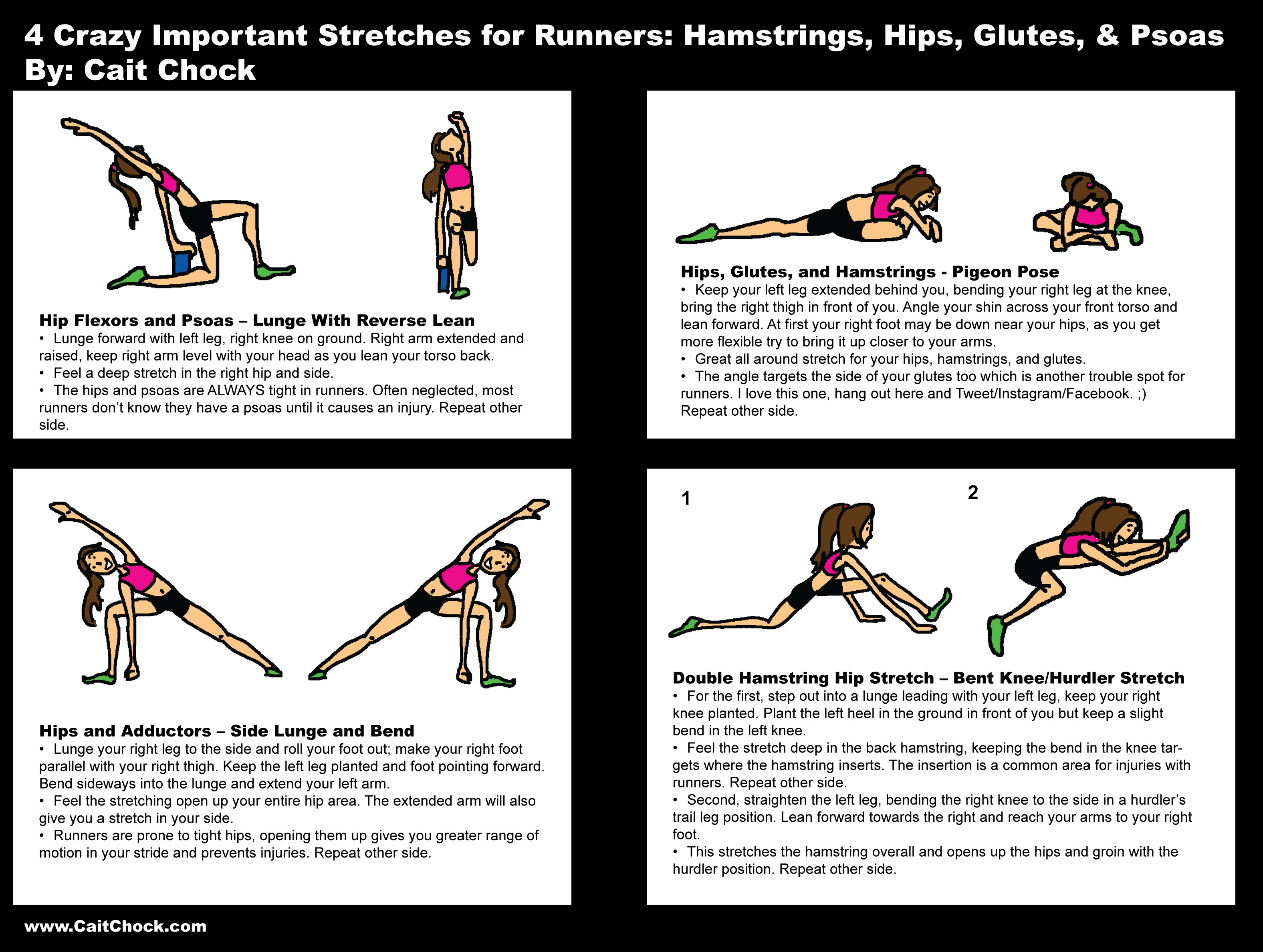 Thigh stretches for online runners