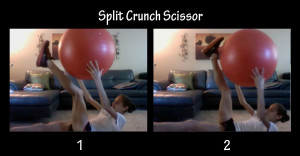 split crunch scissor